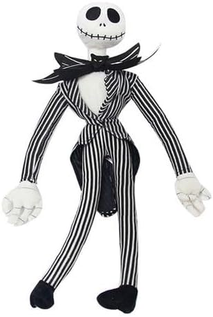 Nightmare Before Christmas Doll Plush Stuffed Toys, 50cm Tall Cute Skeleton Figure Plush Toy, Decorative Props Plush Doll Christmas Party Toy Gift for Kids