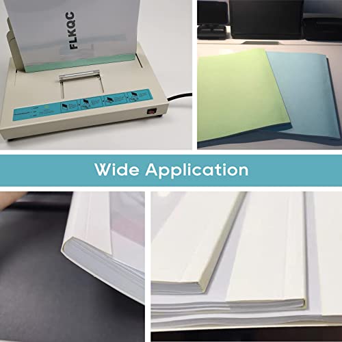 110V Hot Melt Glue Universal Thermal Binding Machine A4 Paper Binding Machine Electric Desktop Sheet Binder 50Mm Hot Melt Machine Contract Document Invoice Folder #TOP5