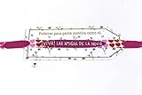 DISEÑO: Pulsera de tela con mensaje de Tarja 73 cuanta con diseños originales únicos a este modelo. Puede conjuntarlo con la ropa y con otros complementos para lograr un “look” más elegante