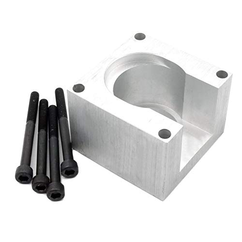 1pc 6061 Aluminum Nema23 Stepper Motor Mount Bracket Support Base with Screw for CNC Router