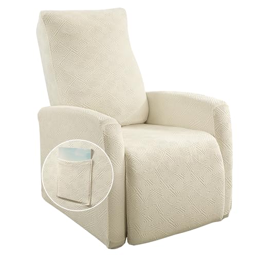 SearchI Recliner Cover with Pockets Elastic Bottom