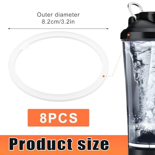 8 piezas de juntas de repuesto para botella VOLTRX 24oz miniatura 2