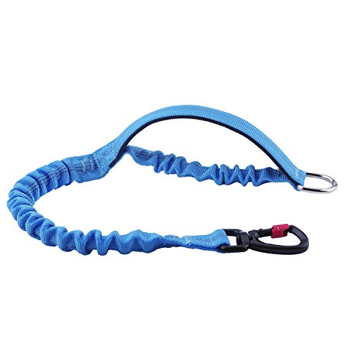 ThinkPet Bungee Hundeleine Stoßdämpfend, No Pull Hundeleine ausziehbar, Starke Verkehrsleitungsverlängerung, reflektierende Kurze elastische Pufferleine für kleine mittelgroße Hunde,50cm