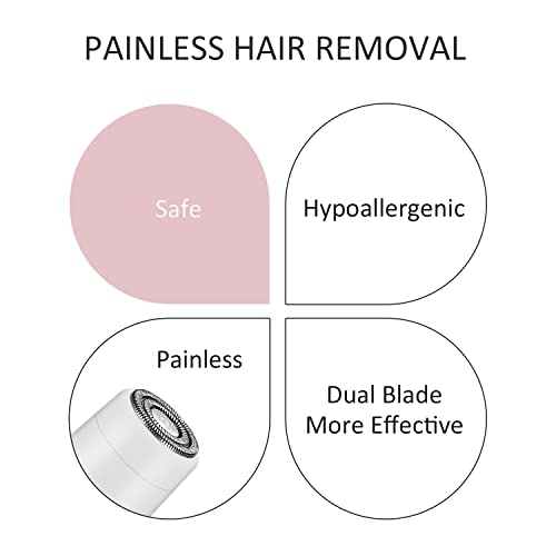 Facial Hair Removal For Women With Powerful Pro. 180 Motor With Additional Replacement Head Keenove Painless Gentle Electric Hair Remover Shaver For Women Face Lips Cheeks Chin Portable Gen. Iii #TOP1