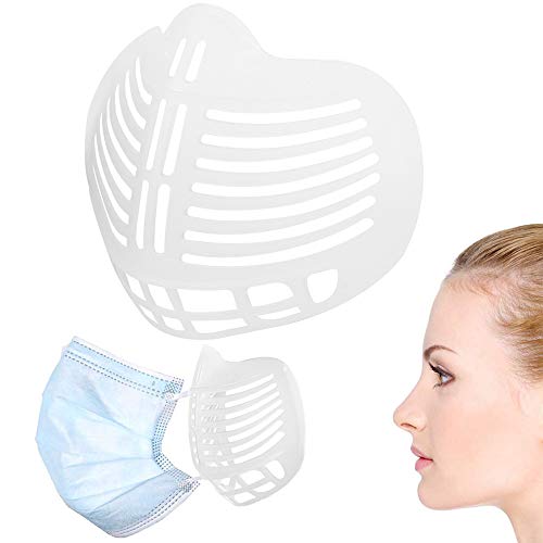 10 Pack Plastic 3D Inner Support Bracket The Second Generation for Mask Cool Lipstick Protector Stand Thinner and More Comfortable Nose Protection Lipstick