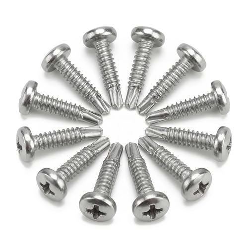 Vis autoperceuse tôle 4.8x19 tête bombée cruciforme vis inox A2 DIN 7504N - 2