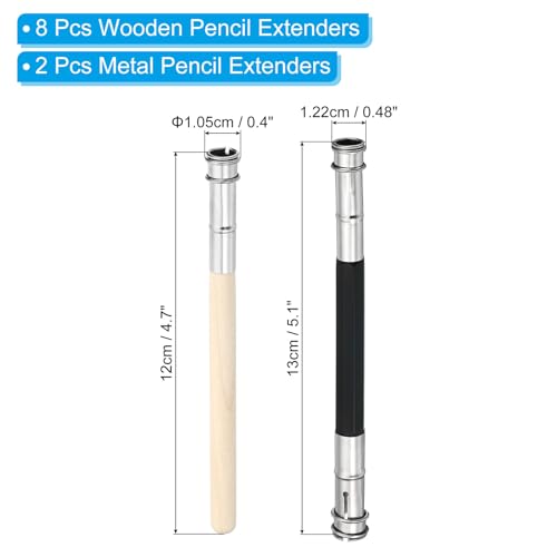 Set de Extensores para Lápiz PATIKIL, 10 Piezas miniatura 2