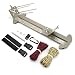 PSKOOK Monkey Fist Jig and Paracord Jig Bracelet Maker Paracord Tool Kit Adjustable Length Metal Weaving DIY Craft Maker Tool 4" to 13 Solid Steel Accessories(Khaki)