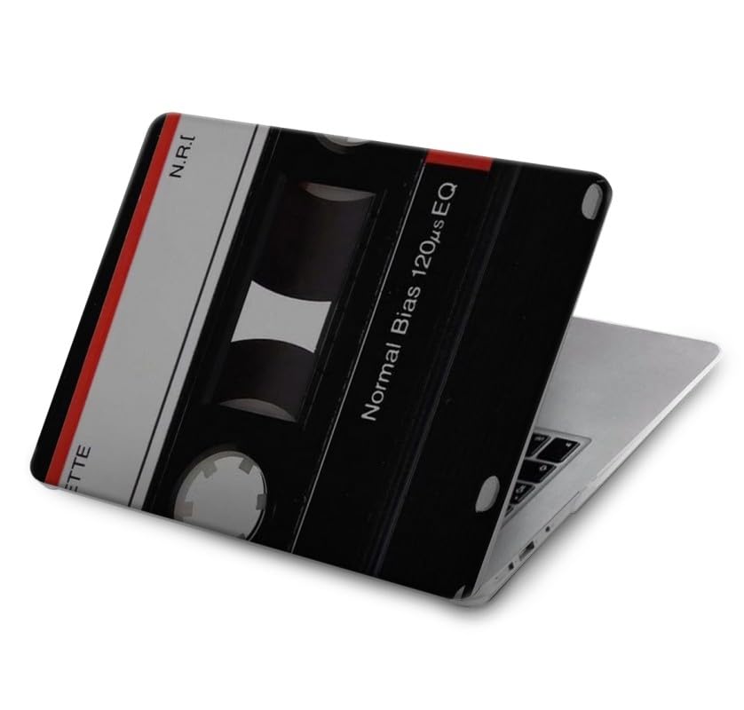 Housse MacBook Air 13 design cassette audio rétro avec protection rigide ultra fine