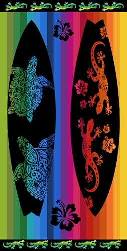 Miracle Home. Toalla Microfibra Surf 2, 100% Poliéster, 75 X 145 cm. 15554