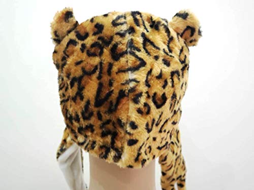 Touca Gorro Bichinho Pelúcia Cosplay Onça Oncinha Fantasia