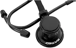 Estetoscópio Black Rappaport P.a. Med Adulto E Infatil (Preto)