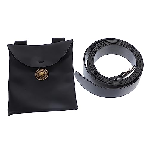 FRCOLOR Sac De Cosplay Médiéval Similicuir Bourse De Pirate Pour Fête Thématique Accessoire De Déguisement Pour Halloween
