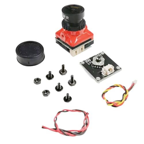 FPV�J����1/3 CMOS 1500TVL 2.1mm�����Y5V-30V�d��PAL NTSC OSD���������\RC�h���[��FPV���[�X�ƌ݊���(Orange)