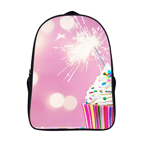 Sac à dos pour enfants Cup Cake décontracté et léger pour les étudiants (40x28x16cm)