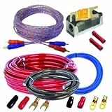  CAR HIFI Verstärker Endstufe Kabel Anschlusskabel KOMPLETTSATZ 10 qmm mit Cinch Kabel … ARLWK10Kit