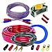 Produktbild CAR HIFI Verstärker Endstufe Kabel Anschlusskabel KOMPLETTSATZ 10 qmm mit Cinch Kabel  ARLWK10Kit