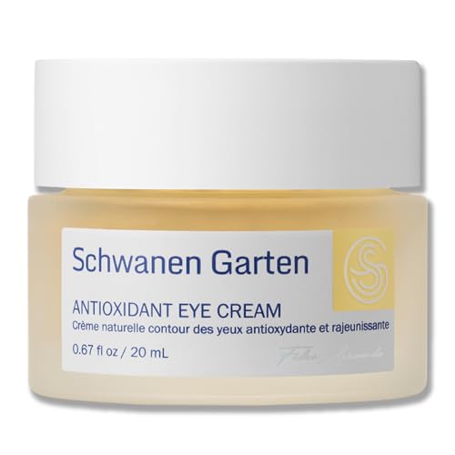 Schwanen Garten Antioxidant Eye Cream 0.67oz / 20ml, Makeup Artist's Favourite, Non-greasy Gel Cream, Vegan, Clean beauty