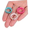 Yardenfun 3 Pièces Anneaux de Mariage Silicone de Bandes Caoutchouc pour Couples pour Activités Extérieures et Protection de Bijoux #2