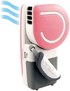 Small Fan & Mini-Air Conditioner: The Original Handy Cooler in Pink [Japan Import]