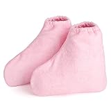 Botines de parafina, forros térmicos para spa de parafina Segbeauty, bolsas de repuesto para pies, cera caliente, terapia de manos, terapia de parafina, calentador de cera rosa