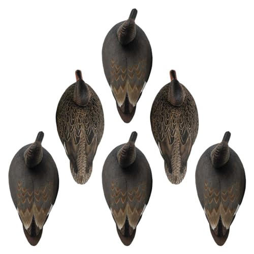 Hardcore Waterfowl Rugged Series Gadwall Decoys - Drakes and Hens 6 Pack