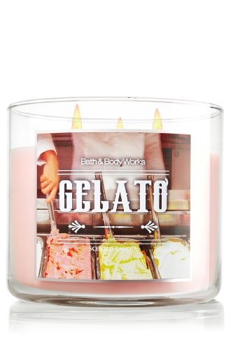 Bath & Body Works GELATO candle 14.5 oz 3 wick Italia scent line