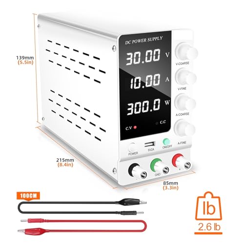 Alimentation de banc stable et précise à découpage avec afficheur numérique et USB - 6