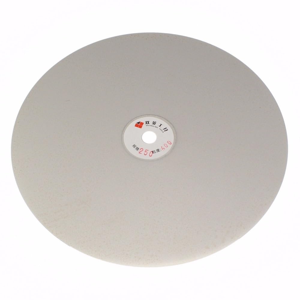 10" cala 250 mm Ziarnistość 60-1200 Diamentowa tarcza ścierna Powlekana płaska tarcza do szlifowania Narzędzia jubilerskie do szkła, kamieni szlachetnych i ceramiki(60)