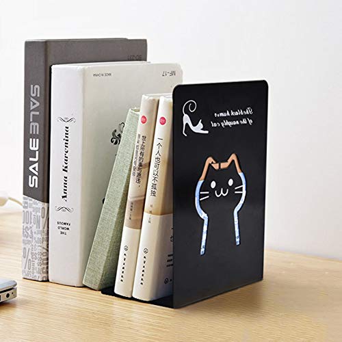 Shikaman Heavy Duty Bookends-Metal Book Ends Universal Economy Bookends thumb #1