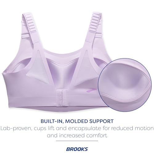 Image of Brooks Women's Racerback 2.0 Sports Bra for High Impact Running, Workouts & Sports with Maximum Support