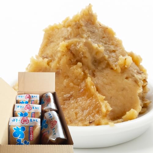 天然醸造 国産はだか麦100%味噌 (1kg×5個) みそ 調味料 発酵 愛媛県 西予市