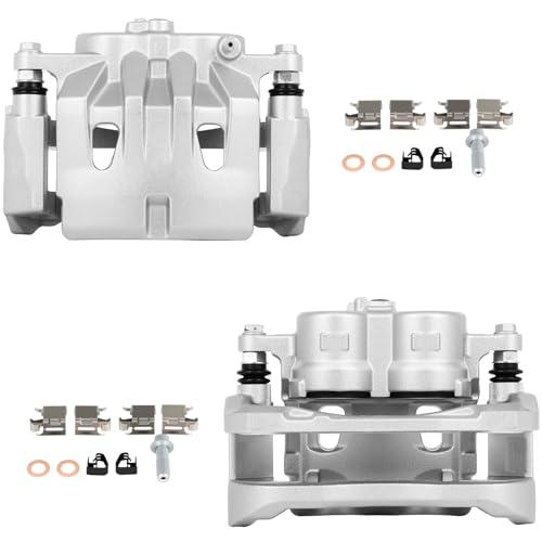 Image of SCITOO 19B6274 19B6275 Front Left & Right Disc Brake Calipers Assembly w /Bracket For Lexus For RX350 2010-2015,For Toyota For Highlander 2010-2018,For Toyota For Sienna 2011-2018
