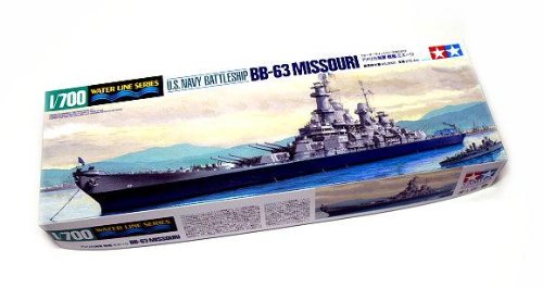 Tamiya 1/700 War Ship Battleship BB-63 Missouri Hobby 31613 maquette