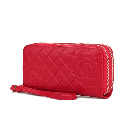 Image of MKF Collection Wristlet Wallet for Women, Small Credit Card Holder with Zipper Coin Pocket Wallet Purse Handbag By Mia K