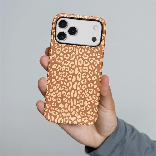 Coque iPhone 17 Pro Max antichoc léopard double couche TPU