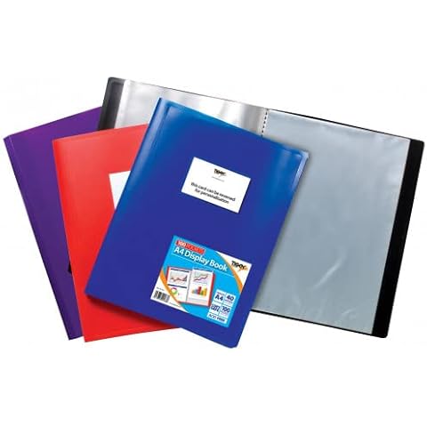 Tiger flexibles Sichtbuch, Taschenformat, 100 A4-Seiten Cover