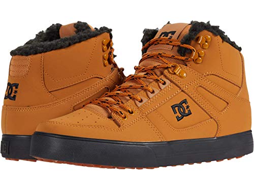 Image of DC mens Pure High-top Wc Wnt Skateboard, Skate Shoe, Wheat /Black, 14 US