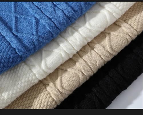 Men's Casual Sweater O-Neck Striped Slim Knittwear Pullover Harajuku Mens Retro Sweaters2