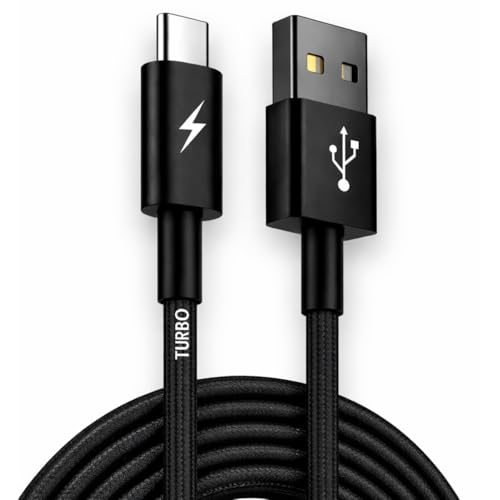 Cabo USB-C 1 Metro Tipo C Turbo 60W Ultra Rápido Reforçado para Android, iPhone 15/16, Notebook e Tablet Carregamento e Transferência de Dados