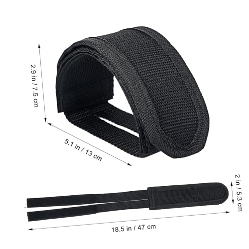 2Pcs Adjustable Bike Pedal Straps Toe Straps for Cycling Accessories Compatible with Flat Pedals for Various Shoe Enhanced Energy Transfer2