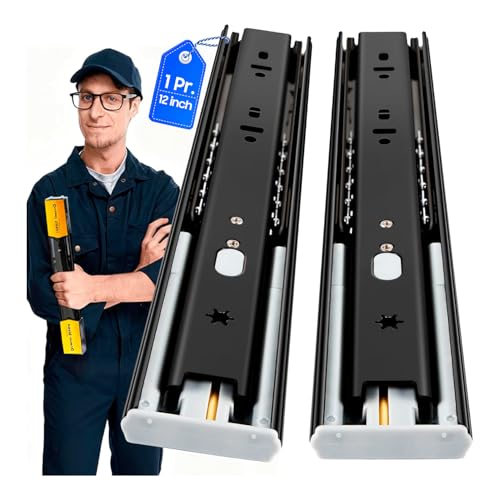 YENUO Soft Close Drawer Slides (12 Inch)