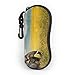 Produktbild HHJJI Brillenetui mit Karabiner-Elefant im Gartenmuster Neopren-Reißverschluss Sonnenbrille Softcase, Brillenetui für Damen Männer