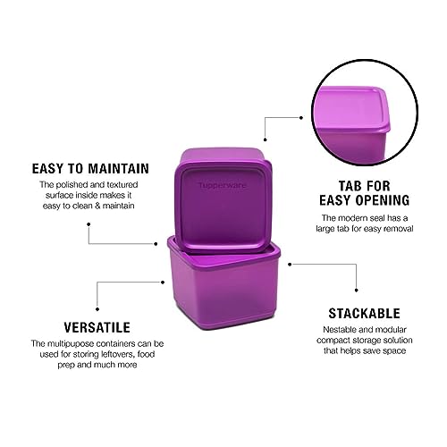 Image of Tupperware Plastic Cubix 1L Sf2-Op Fk - Multicolor