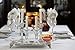 Ner Mitzvah Crystal Candle Holder Set of 2 - Crystal Glass 5
