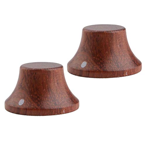 Boutons en bois de Bubinga Kaish pour remplacer les boutons de basse usés ou glissants - 4