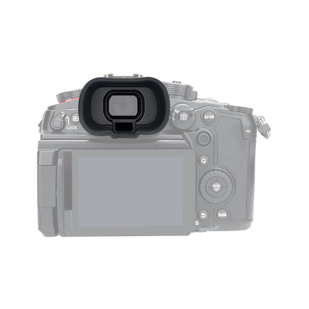 KIWIFOTOS Oculaire d'extension pour Pana. LUMIX DC-GH6 GH5S GH5 | Remplace 4YE1A561Z|Silicone souple|ABS durable|Bloque lumières parasites & studio|Protège chocs & rayures