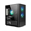 STGSivir PC Gaming Fisso, Computer Gaming, Xeon E5 fino a 3.4GHz, GeForce GT 740 4G GDDR5, 32GB RAM, 1TB SSD, WIFI 6, BT 5.0, ventole RGB x3 Windows11 Pro