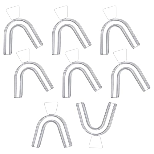 8 PCS Teeth Whitening Trays Teeth Mould Guards Moldable Thermoplastic Tooth Retainers Tooth Whitening Gum Shield Reusable Mouthguard for Adults and Youth for ToothWhitening ToothProtecting