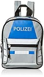 RV Vortasche Fabrizio Polizeirucksack Kinder-Rucksack, Grau/Blau